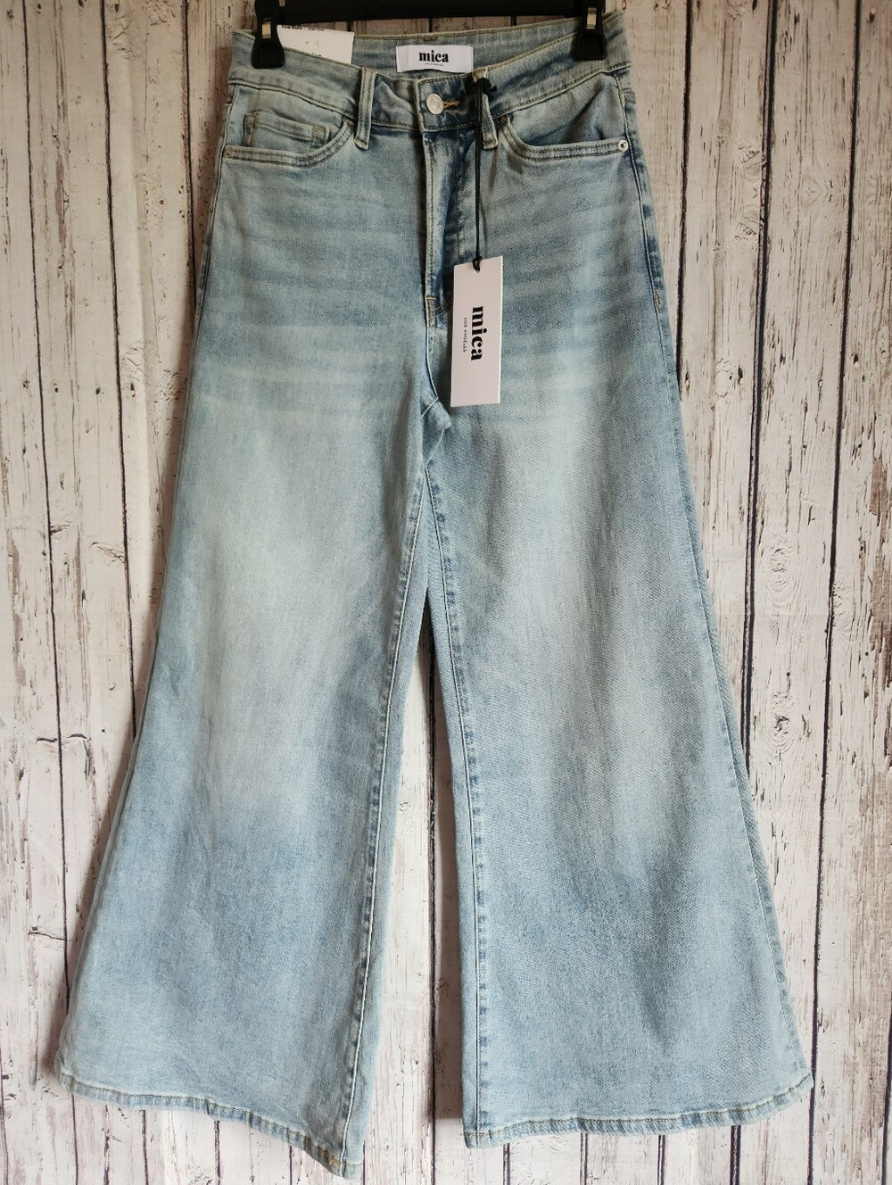 NWT Mica Denim High Rise Super Wide Leg Jeans Size 26